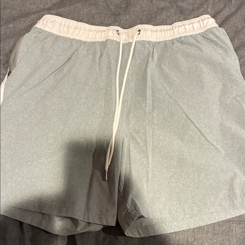 Goodfellow & Co Light Gray Drawstring Shorts
